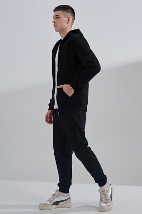 Костюм мужской на молнии 14477 / черный