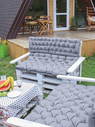 Матрас для садовой мебели / Серый