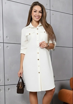 Женское платье ДО-144.05 / Молочный