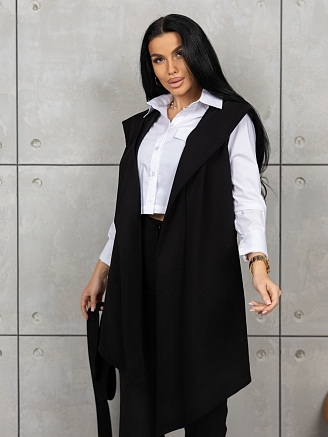 Женский жилет  мод.2098 / Черный