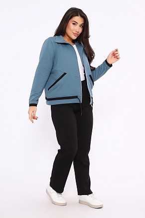 Женский костюм 647 / Серо-голубой