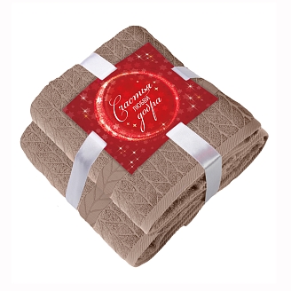 Набор махровых полотенец "VEROSSA" Amento / коричневый