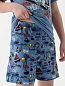 Детская пижама с шортами "Роллер-спорт" короткий рукав