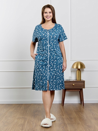 Женский халат Элит / индиго