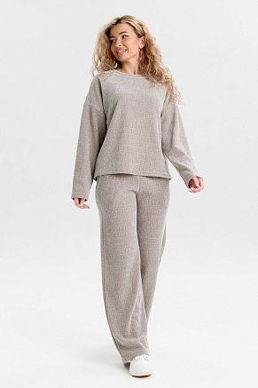 Женский костюм 37001 / жемчужно-серый