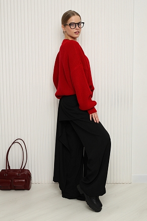 Женский джемпер 84505 / бордо