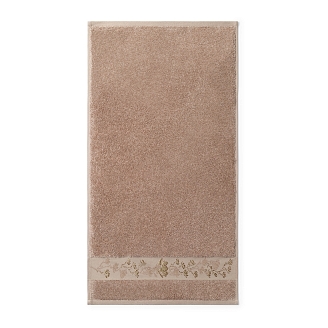 Полотенце махровое "Хорошо Дома" Магнолия / Мокко