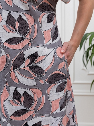 Женский халат Хомли / серый