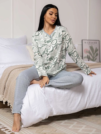 Женская пижама мод.1759/11 / Хаки