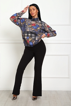 Женский джемпер 20689 / синий