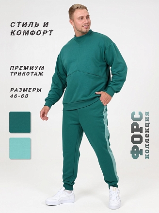 Мужская толстовка Респонсив / петроль