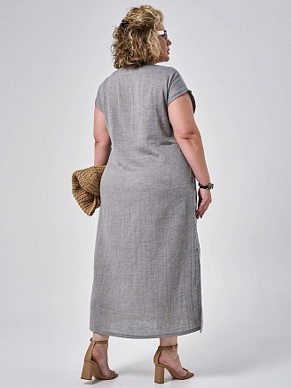 Женское платье "Эко-Муслин" 2478-Мус / Джинс