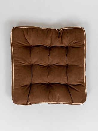Подушка на стул с бортом / Шоколад