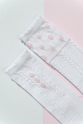 Детские гольфы Незабудка (набор 2 пары) / белый