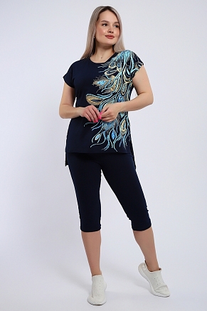 Женский костюм Жар Птица 499 / Темно-синий