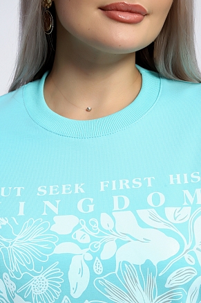 Женская толстовка 80047 / ментол