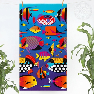 Полотенце банное вафельное №350 / Дори