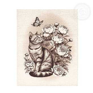 Набор полотенец рогожка / Ностальгия