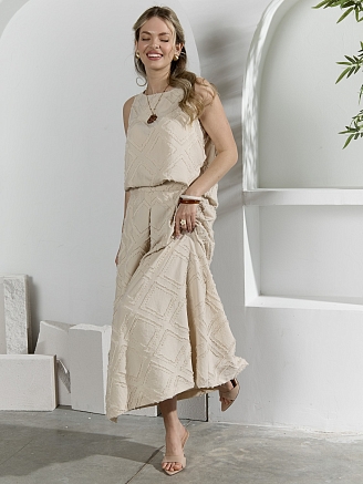 Женский костюм Ангелина-3 КЖ-128 / бежевый