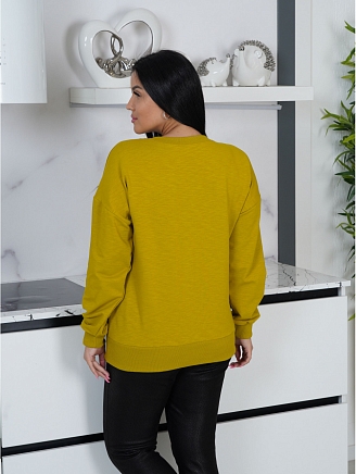 Женская кофта Молния / Оливковый