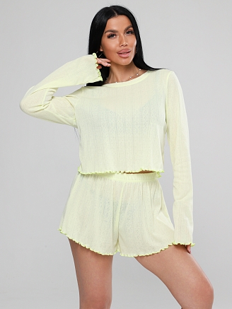 Женская пижама П-105(Риб) / Желтый