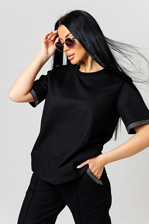 Женский костюм с брюками 2013 / Черный