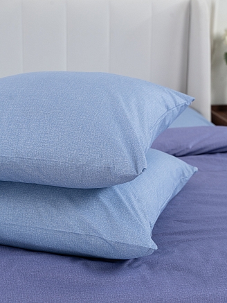 Постельное белье поплин на молнии / Лагуна