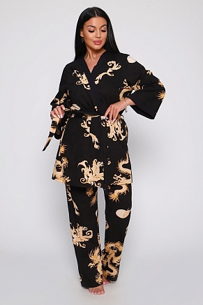 Женский комплект Мемуары 929 / Черный