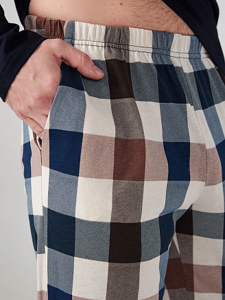 Мужская пижама "Горец" 1097-К / Темно-синий