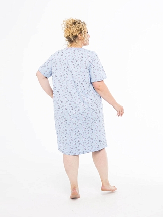 Женская сорочка мод.1930/1 / Голубой