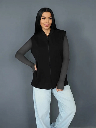 Женский жилет 2247/4 / Черный