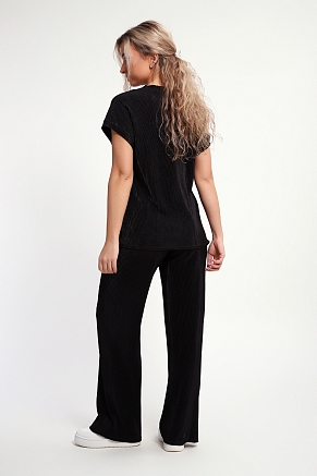 Женский костюм с брюками 32828 / черный