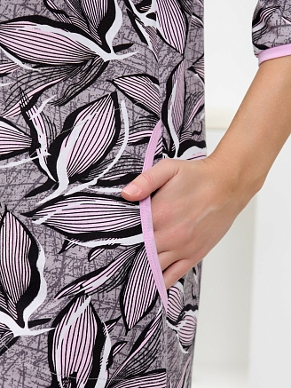 Женский халат Гевея / серый