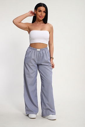 Женские брюки 35337 / черная полоска