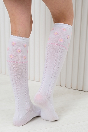 Детские гольфы Незабудка (набор 2 пары) / белый