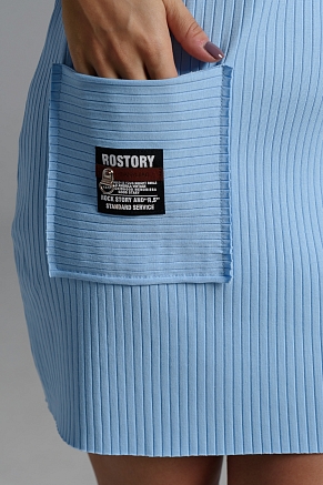 Платье женское 67148 / голубой