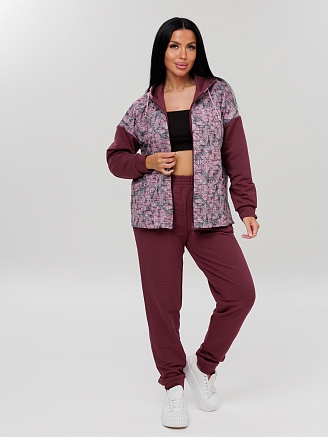 Женский костюм К-194(Фут) / Бордовый