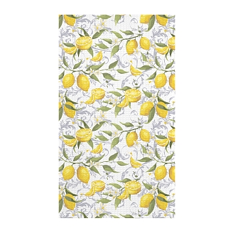 Полотенце кухонное вафельное "Самойловский Текстиль" / Лимонная эстетика
