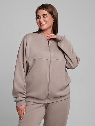 Женский бомбер Авенсис-1 / бежевый