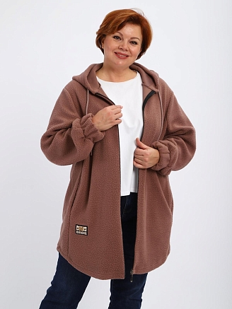 Женская парка Латифа / кофейный