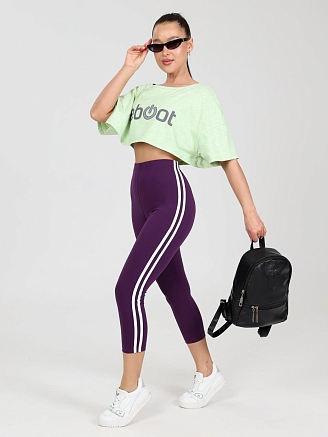 Женские капри Баланс / баклажан