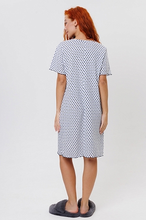 Женская ночная сорочка 2119/2 / Горох