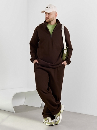 Мужская толстовка Интер-1 / коричневый