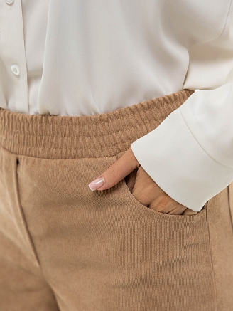 Женские брюки мод.1440/15 / Бежевый