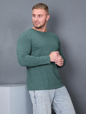 Мужской лонгслив Рейнир / зеленый