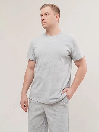 Мужская пижама "Туман" арт. мк1286с / Серый
