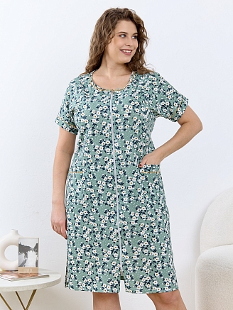 Женский халат Мирана Х-768 / зелёный