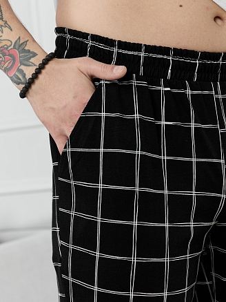 Мужские брюки Тор-1.1 / клетка линеарная