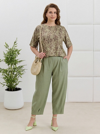 Женские брюки Габриэлла Б-072 / хаки