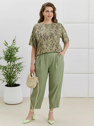 Женские брюки Габриэлла Б-072 / хаки